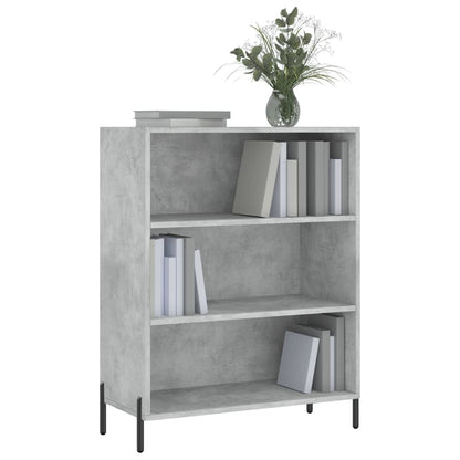 vidaxL Shelf Cabinet Concrete Grey 69.5x32.5x90 cm Engineered Wood