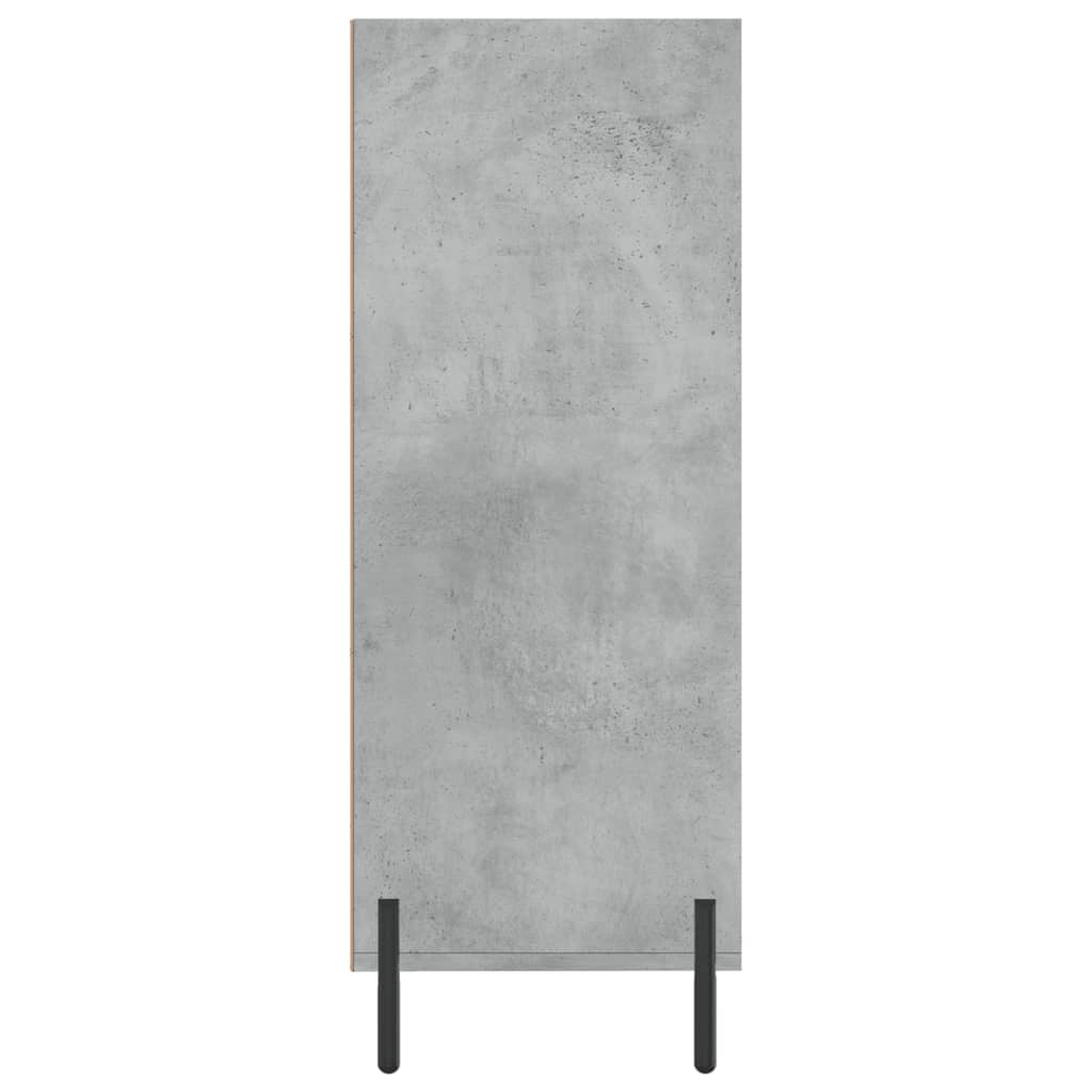 vidaxL Shelf Cabinet Concrete Grey 69.5x32.5x90 cm Engineered Wood
