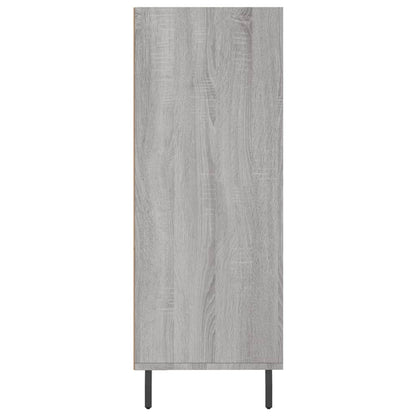 vidaxL Shelf Cabinet Grey Sonoma 69.5x32.5x90 cm Engineered Wood