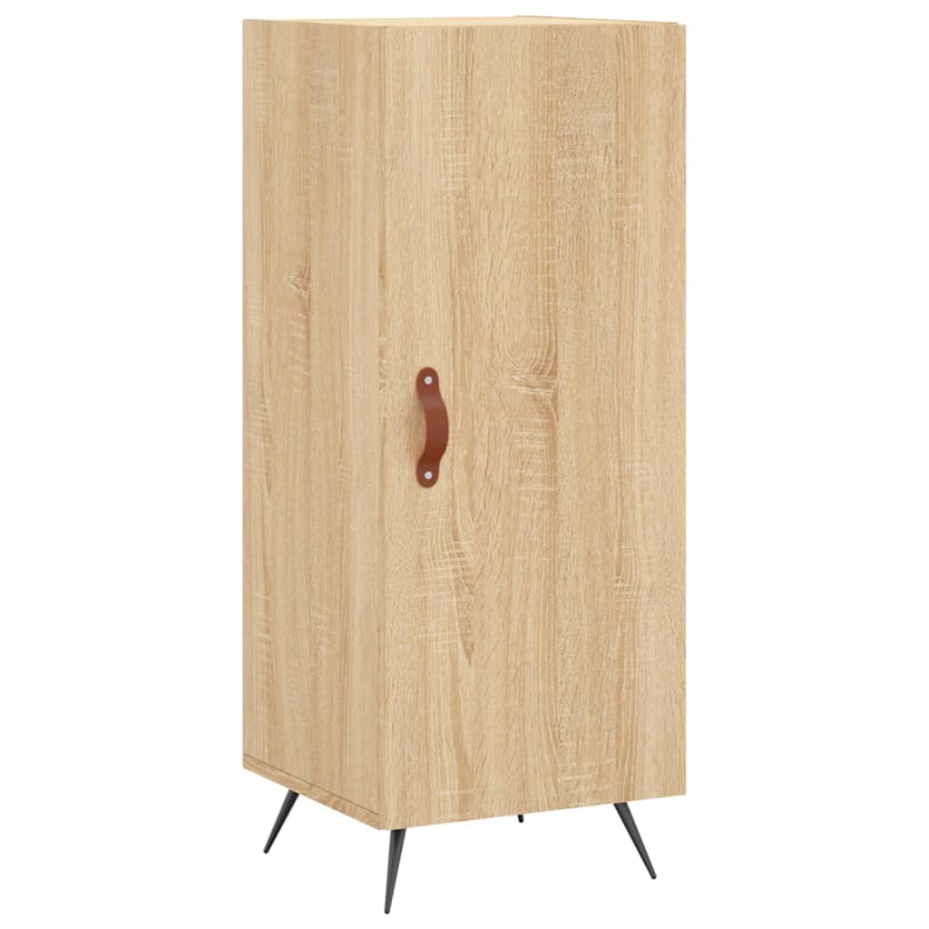 vidaXL Sideboard Sonoma Oak 34.5x34x90 cm Engineered Wood
