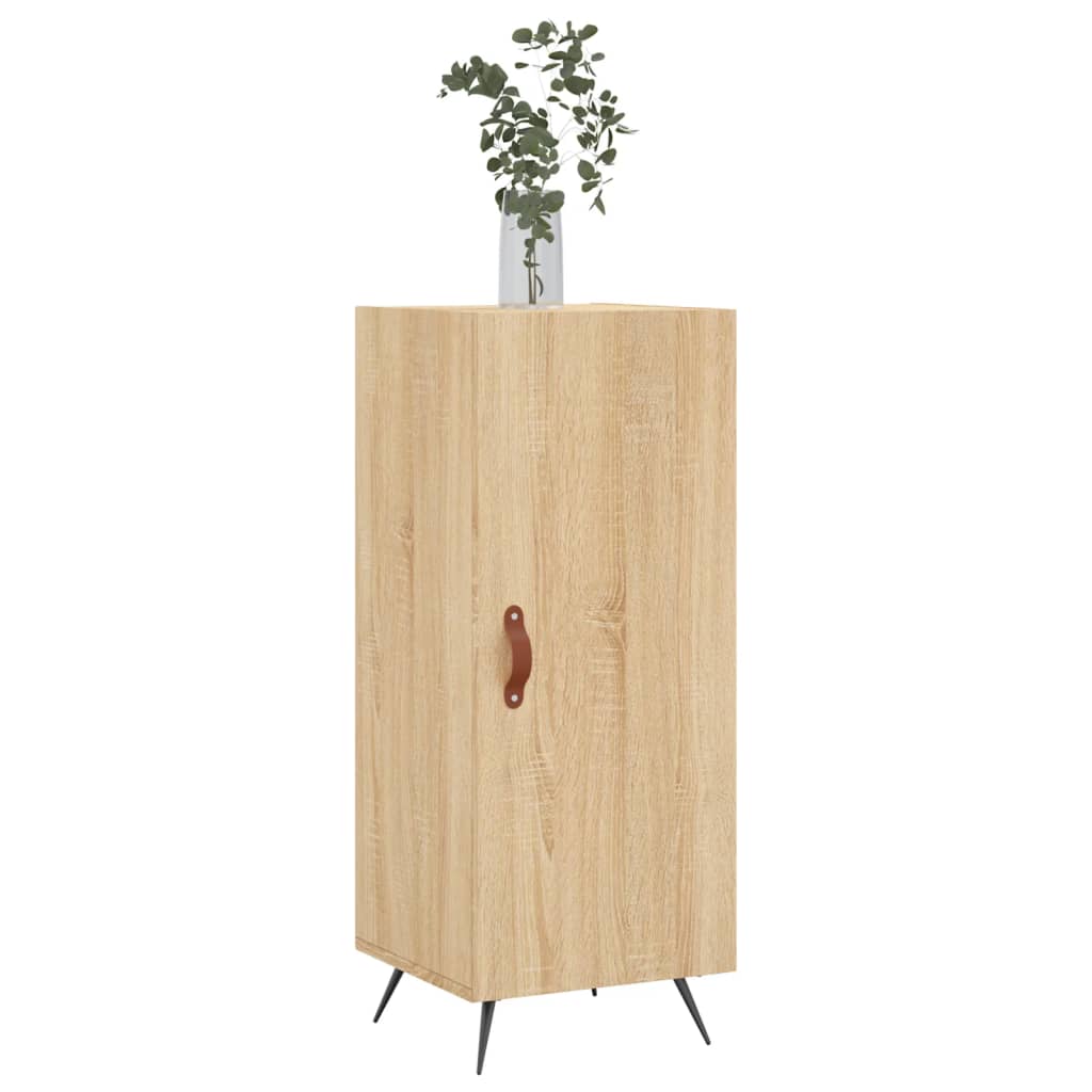 vidaXL Sideboard Sonoma Oak 34.5x34x90 cm Engineered Wood