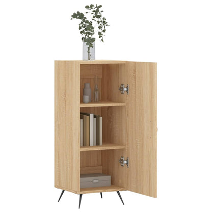 vidaXL Sideboard Sonoma Oak 34.5x34x90 cm Engineered Wood