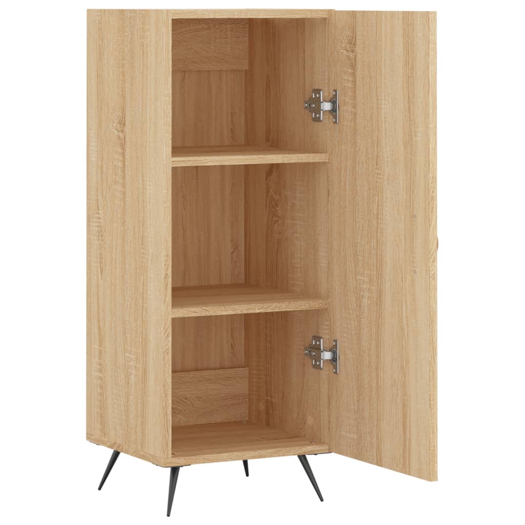 vidaXL Sideboard Sonoma Oak 34.5x34x90 cm Engineered Wood