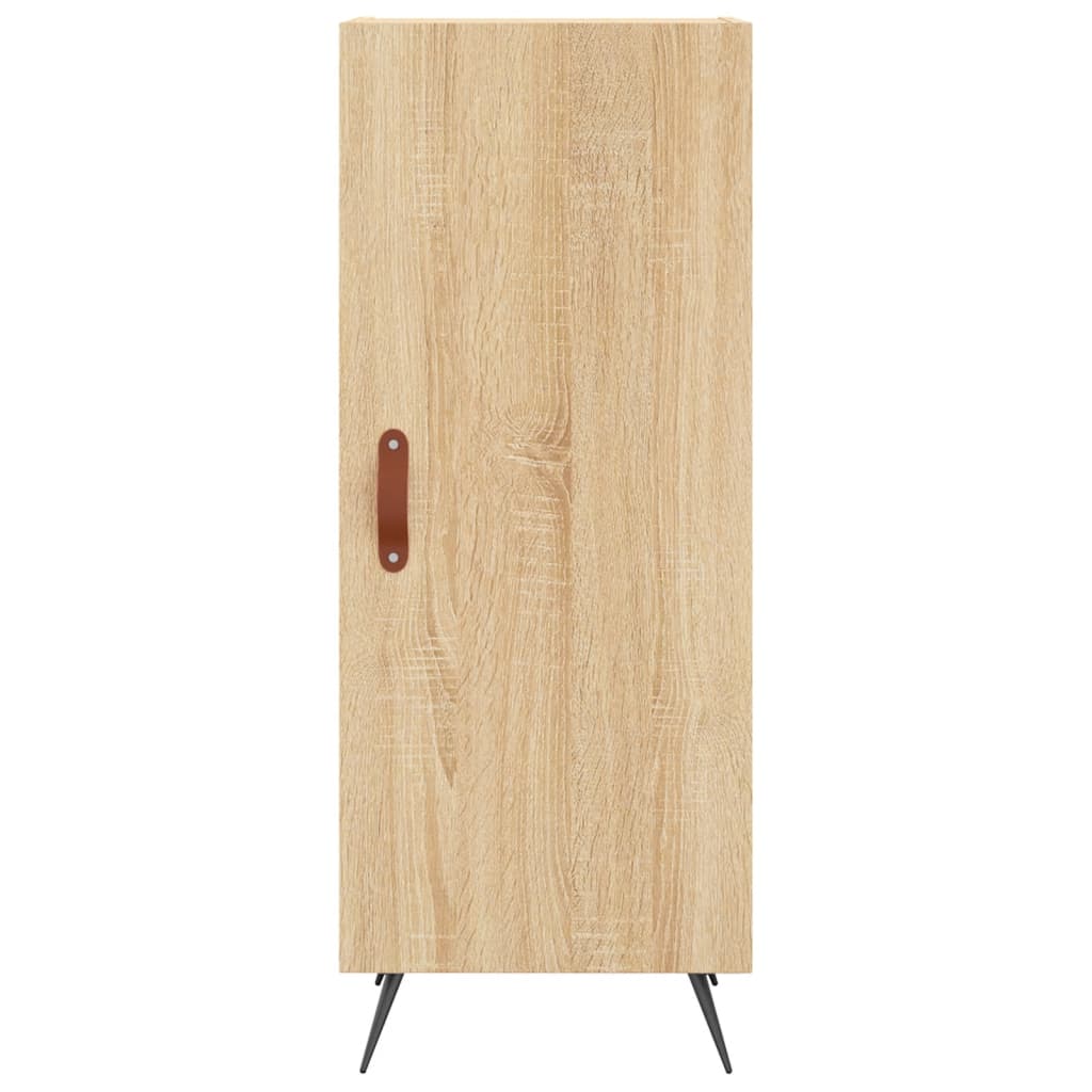 vidaXL Sideboard Sonoma Oak 34.5x34x90 cm Engineered Wood