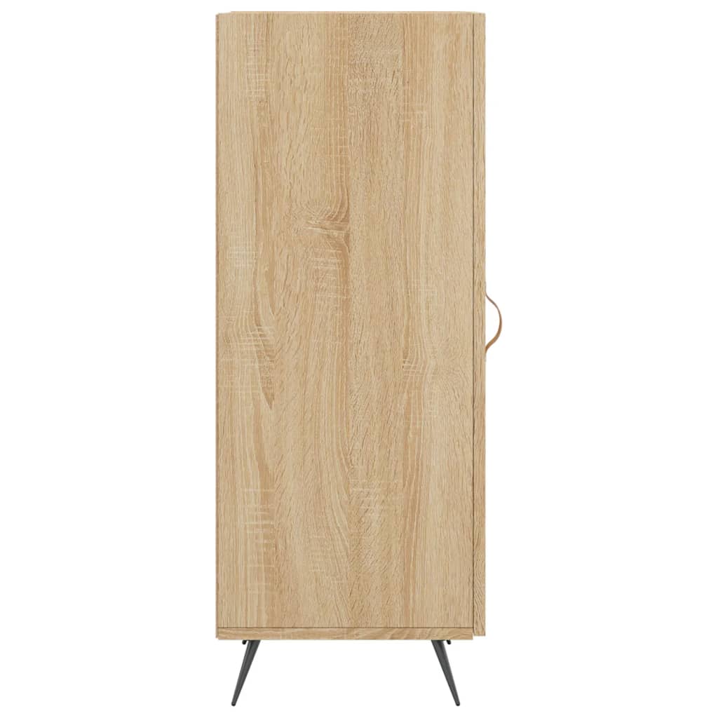 vidaXL Sideboard Sonoma Oak 34.5x34x90 cm Engineered Wood