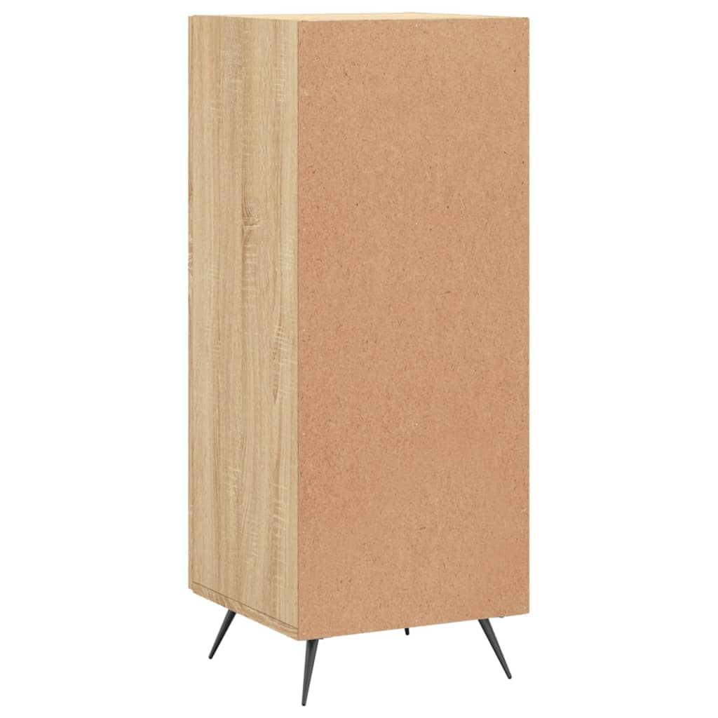 vidaXL Sideboard Sonoma Oak 34.5x34x90 cm Engineered Wood