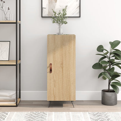 vidaXL Sideboard Sonoma Oak 34.5x34x90 cm Engineered Wood
