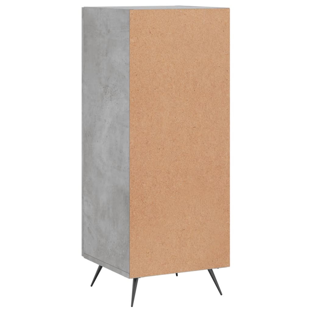vidaXL Sideboard Concrete Grey 34.5x34x90 cm Engineered Wood