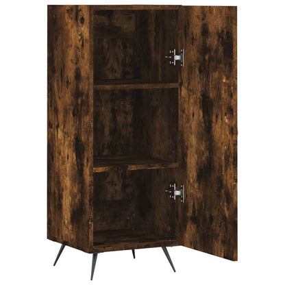 vidaXL Sideboard Smoked Oak 34.5x34x90 cm Engineered Wood