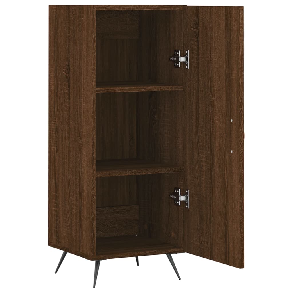 vidaXL Sideboard Brown Oak 34.5x34x90 cm Engineered Wood