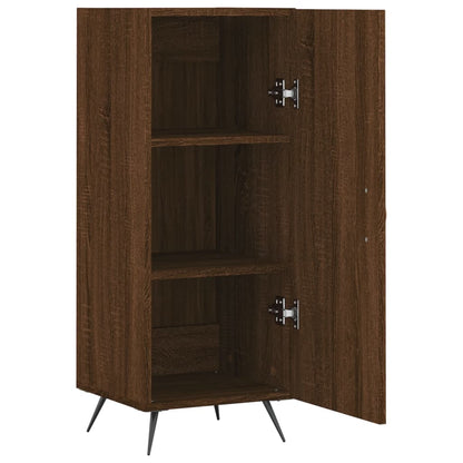 vidaXL Sideboard Brown Oak 34.5x34x90 cm Engineered Wood