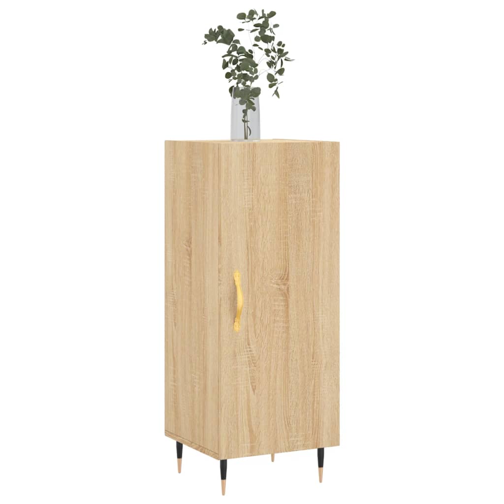 vidaXL Sideboard Sonoma Oak 34.5x34x90 cm Engineered Wood