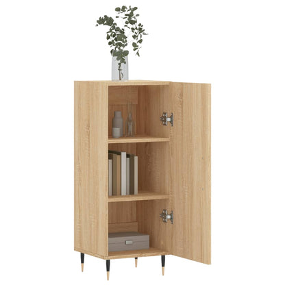 vidaXL Sideboard Sonoma Oak 34.5x34x90 cm Engineered Wood