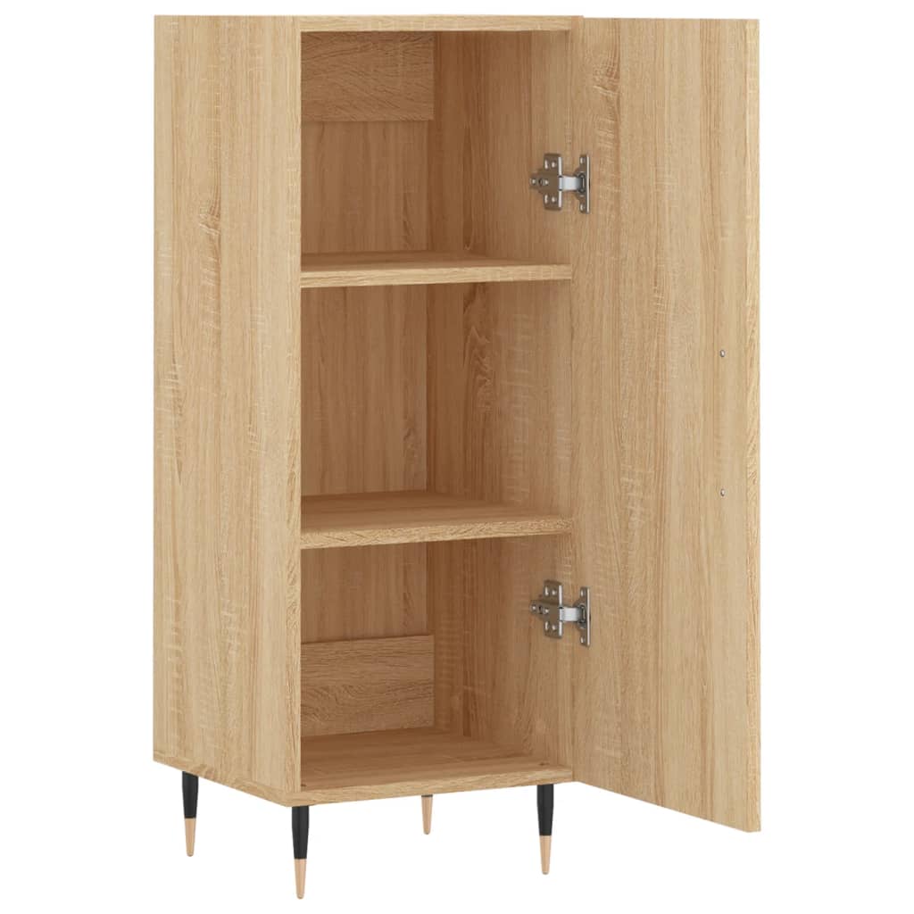 vidaXL Sideboard Sonoma Oak 34.5x34x90 cm Engineered Wood