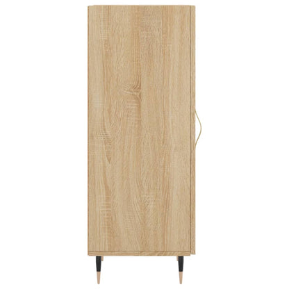 vidaXL Sideboard Sonoma Oak 34.5x34x90 cm Engineered Wood