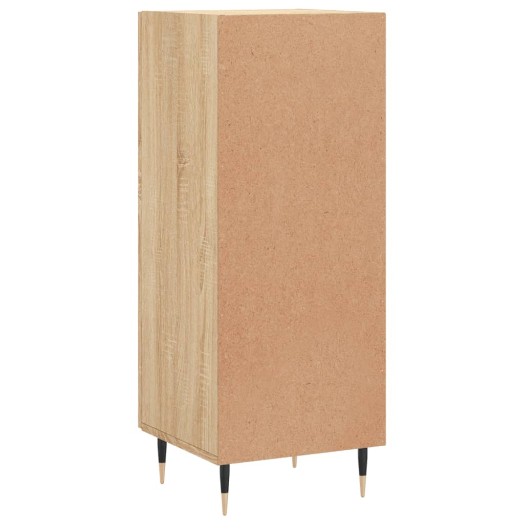 vidaXL Sideboard Sonoma Oak 34.5x34x90 cm Engineered Wood