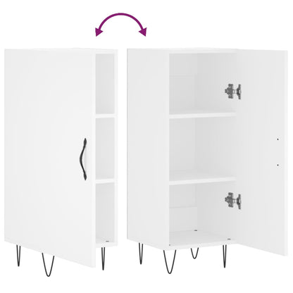 vidaXL Sideboard White 34.5x34x90 cm Engineered Wood