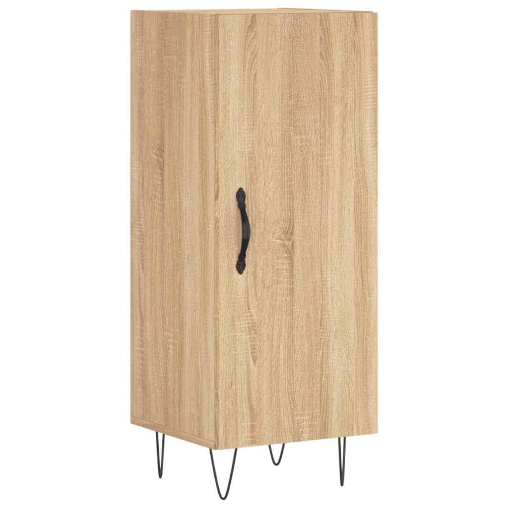 vidaXL Sideboard Sonoma Oak 34.5x34x90 cm Engineered Wood