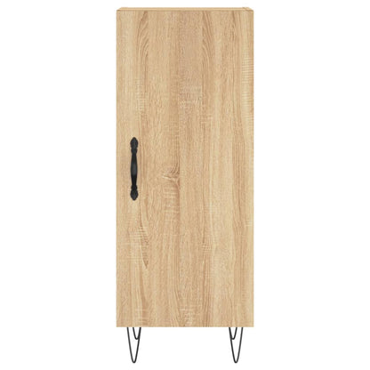 vidaXL Sideboard Sonoma Oak 34.5x34x90 cm Engineered Wood