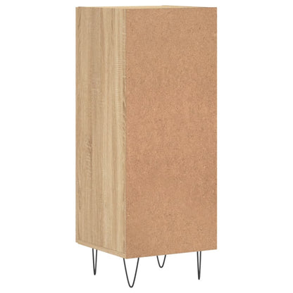vidaXL Sideboard Sonoma Oak 34.5x34x90 cm Engineered Wood