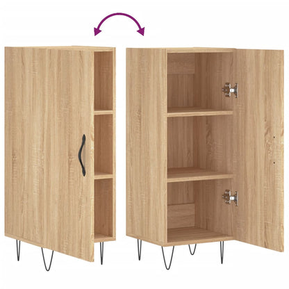 vidaXL Sideboard Sonoma Oak 34.5x34x90 cm Engineered Wood