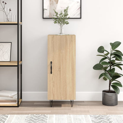 vidaXL Sideboard Sonoma Oak 34.5x34x90 cm Engineered Wood
