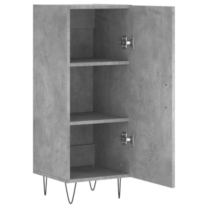 vidaXL Sideboard Concrete Grey 34.5x34x90 cm Engineered Wood