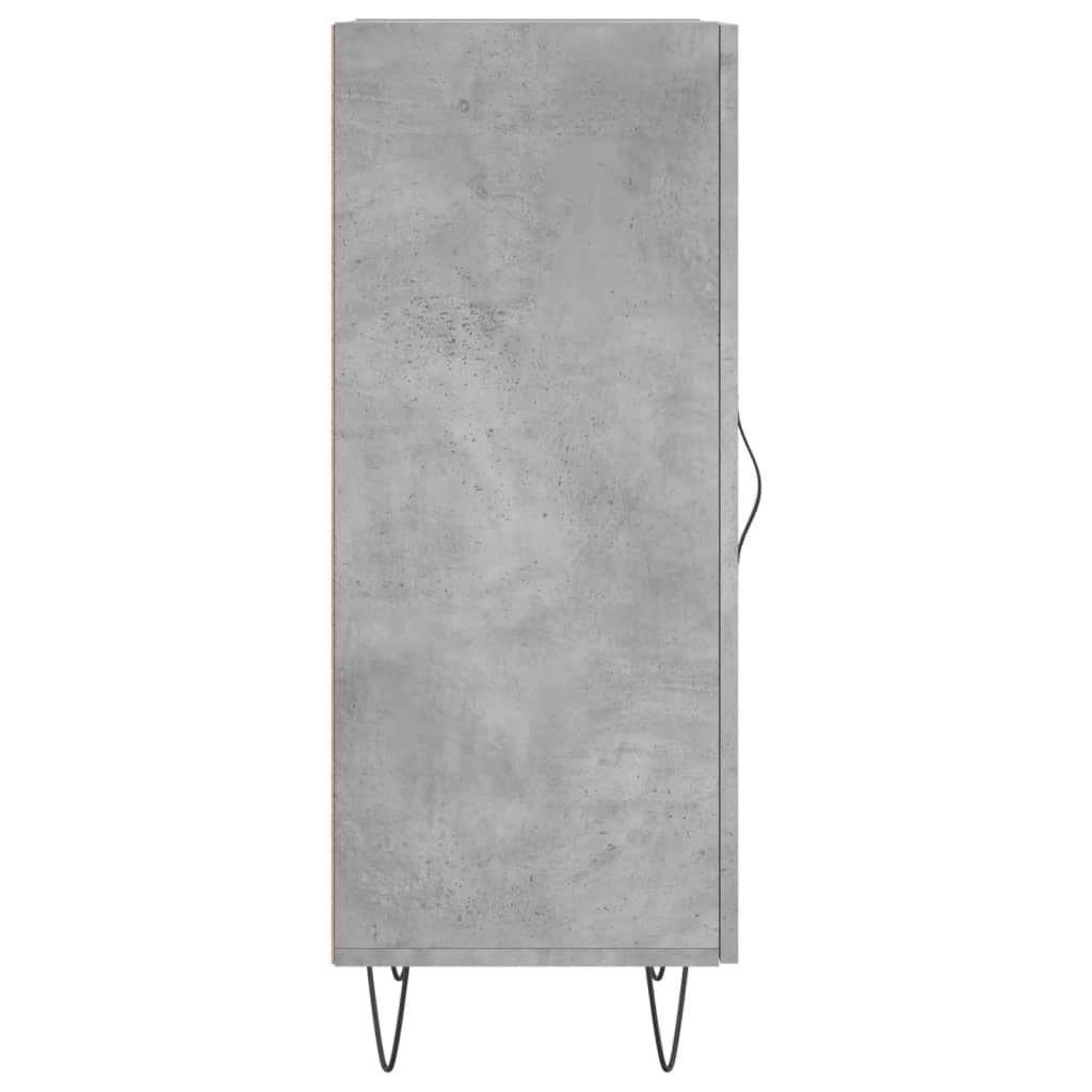 vidaXL Sideboard Concrete Grey 34.5x34x90 cm Engineered Wood