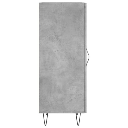 vidaXL Sideboard Concrete Grey 34.5x34x90 cm Engineered Wood
