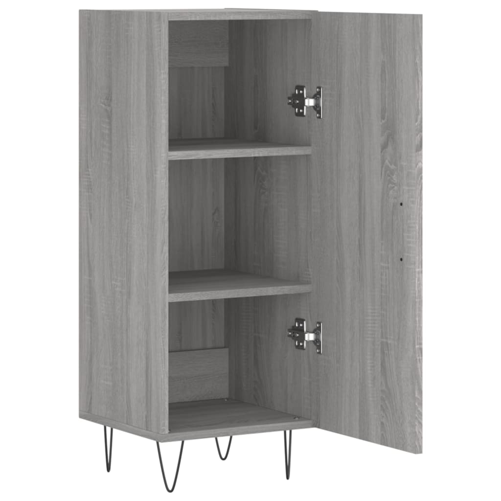 vidaXL Sideboard Grey Sonoma 34.5x34x90 cm Engineered Wood
