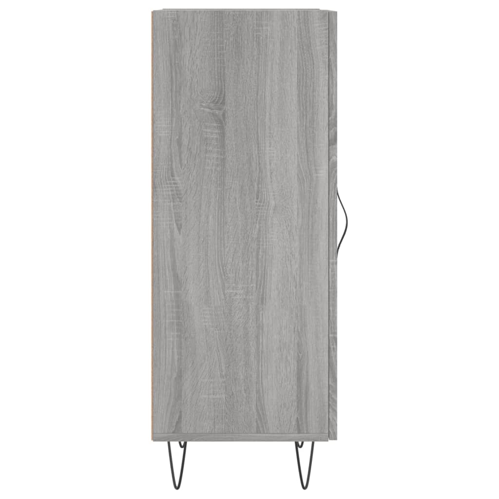 vidaXL Sideboard Grey Sonoma 34.5x34x90 cm Engineered Wood