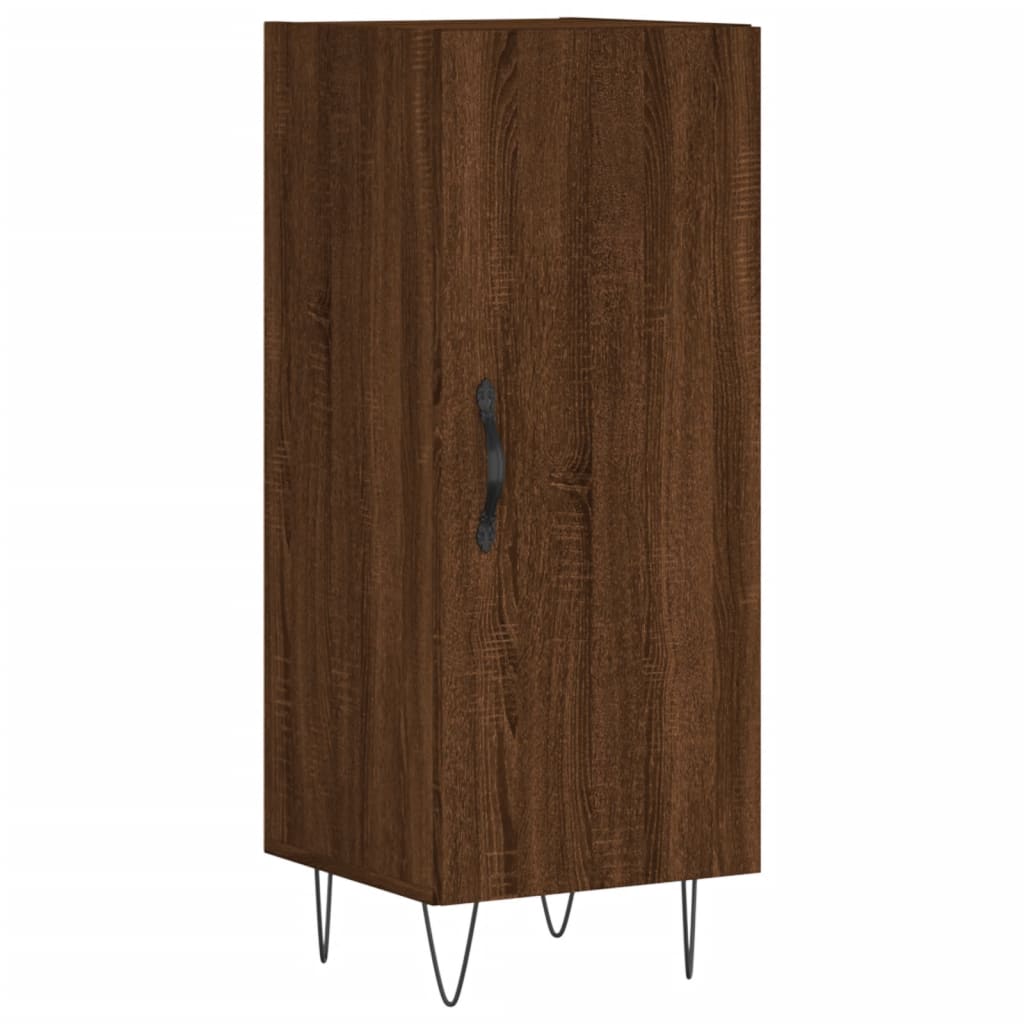 vidaXL Sideboard Brown Oak 34.5x34x90 cm Engineered Wood