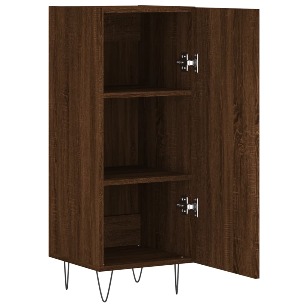 vidaXL Sideboard Brown Oak 34.5x34x90 cm Engineered Wood