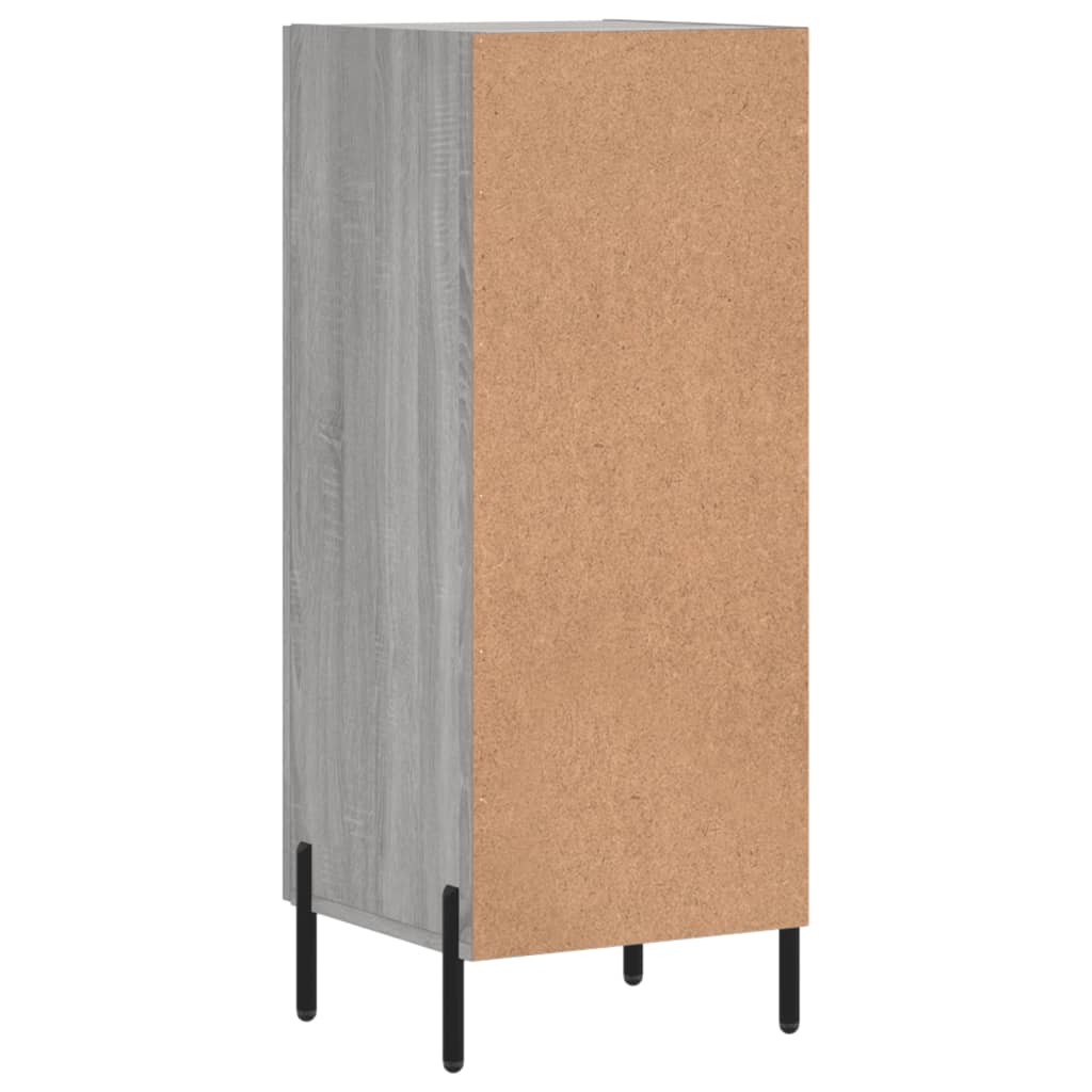 vidaXL Sideboard Grey Sonoma 34.5x34x90 cm Engineered Wood