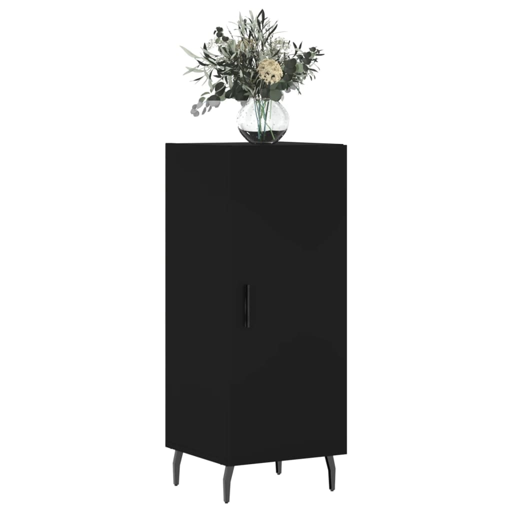 vidaXL Sideboard Black 34.5x34x90 cm Engineered Wood