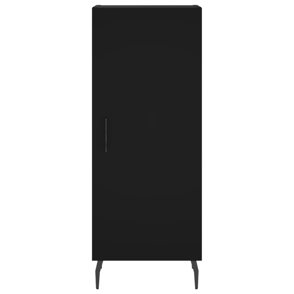 vidaXL Sideboard Black 34.5x34x90 cm Engineered Wood