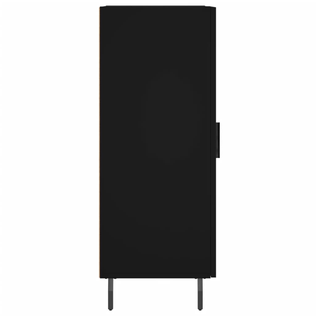 vidaXL Sideboard Black 34.5x34x90 cm Engineered Wood