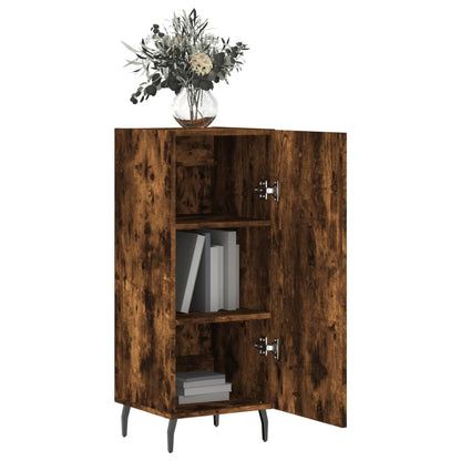 vidaXL Sideboard Smoked Oak 34.5x34x90 cm Engineered Wood