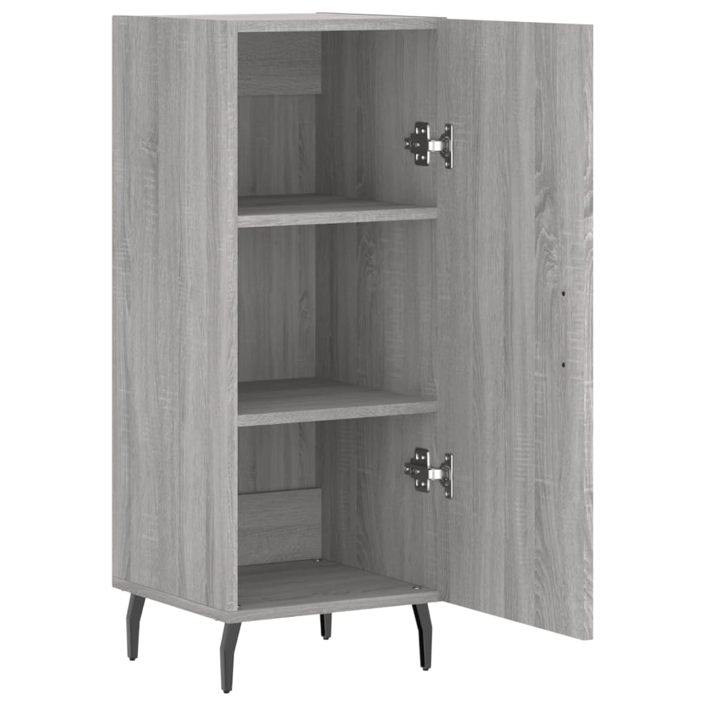 vidaXL Sideboard Grey Sonoma 34.5x34x90 cm Engineered Wood