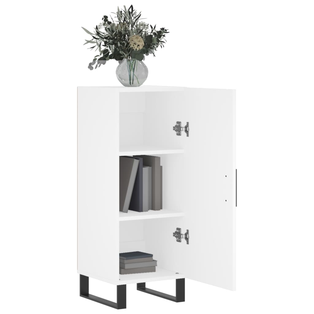 vidaXL Sideboard White 34.5x34x90 cm Engineered Wood
