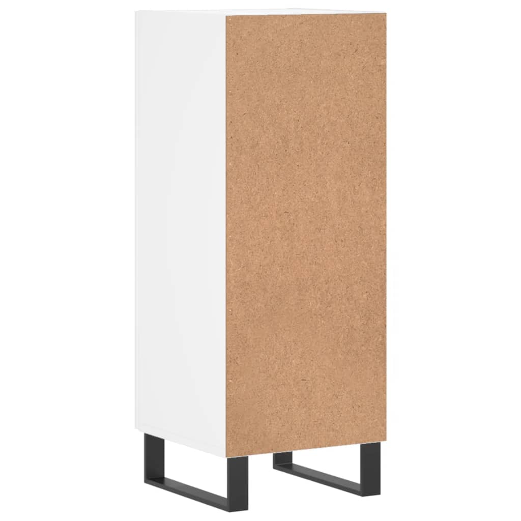 vidaXL Sideboard White 34.5x34x90 cm Engineered Wood