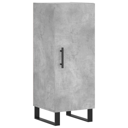 vidaXL Sideboard Concrete Grey 34.5x34x90 cm Engineered Wood