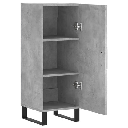 vidaXL Sideboard Concrete Grey 34.5x34x90 cm Engineered Wood