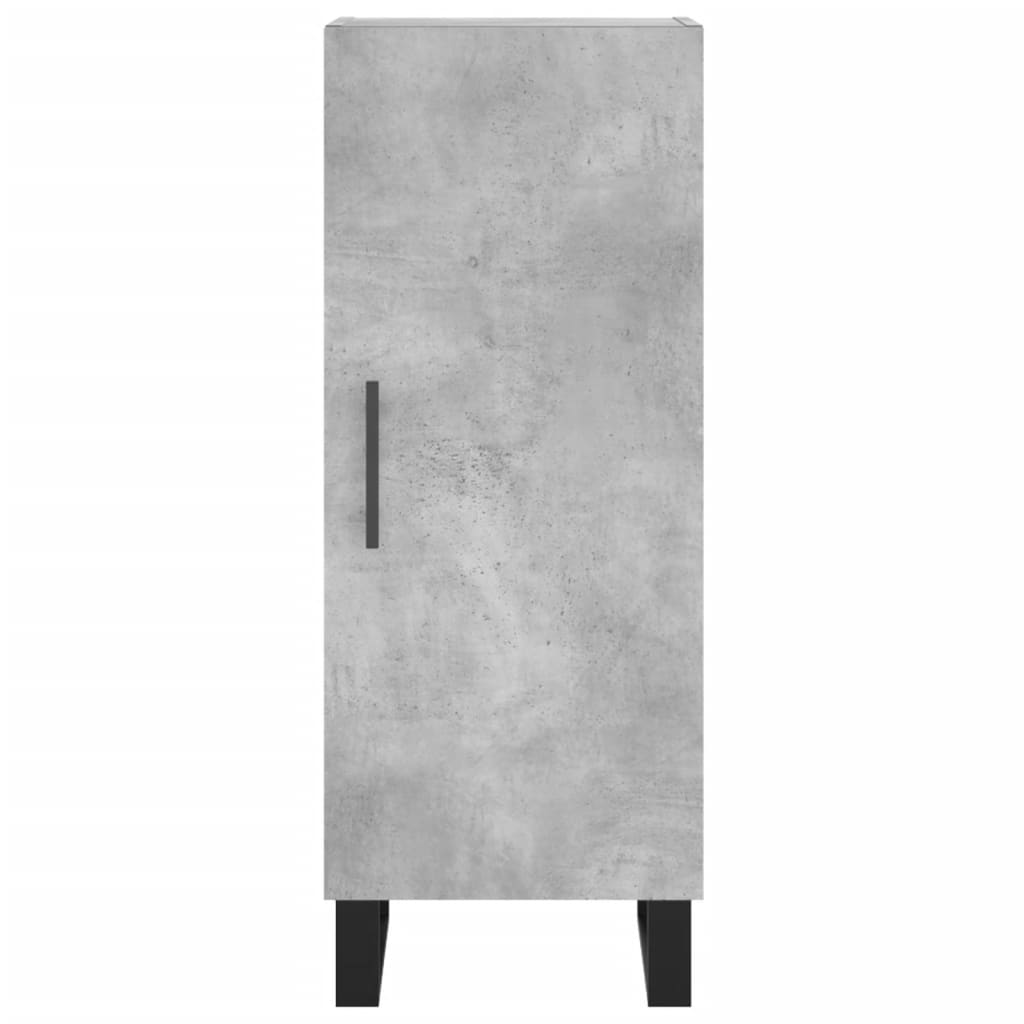 vidaXL Sideboard Concrete Grey 34.5x34x90 cm Engineered Wood