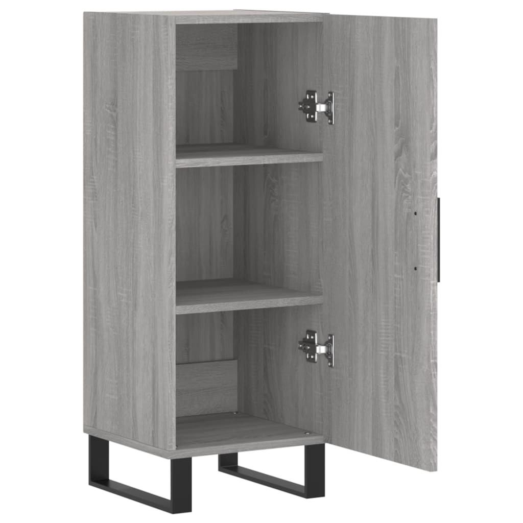 vidaXL Sideboard Grey Sonoma 34.5x34x90 cm Engineered Wood