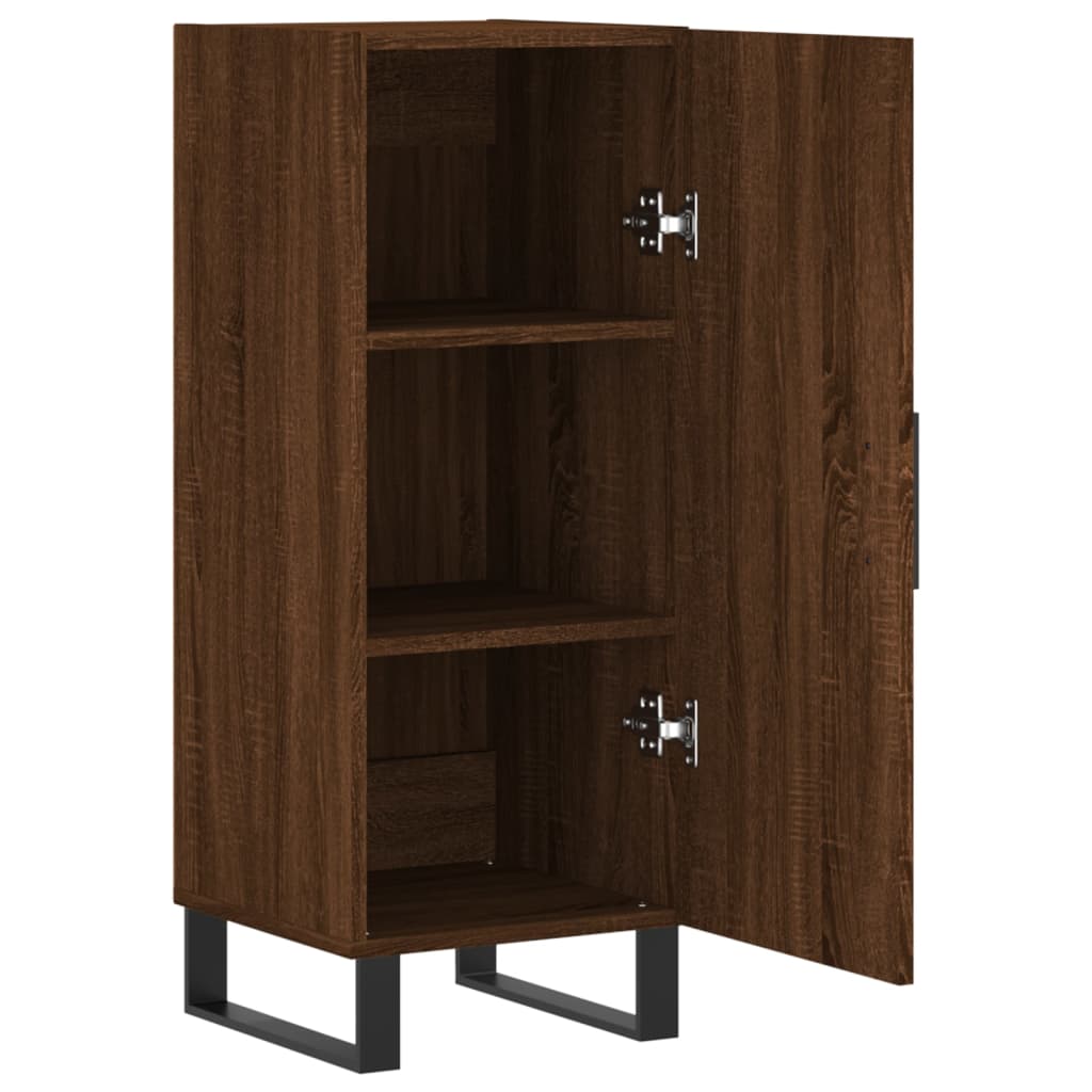 vidaXL Sideboard Brown Oak 34.5x34x90 cm Engineered Wood