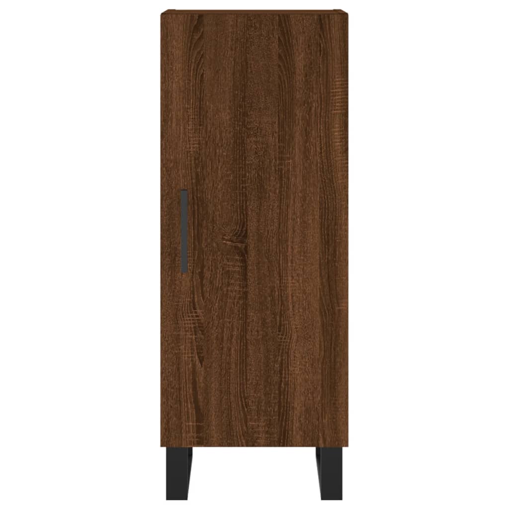 vidaXL Sideboard Brown Oak 34.5x34x90 cm Engineered Wood