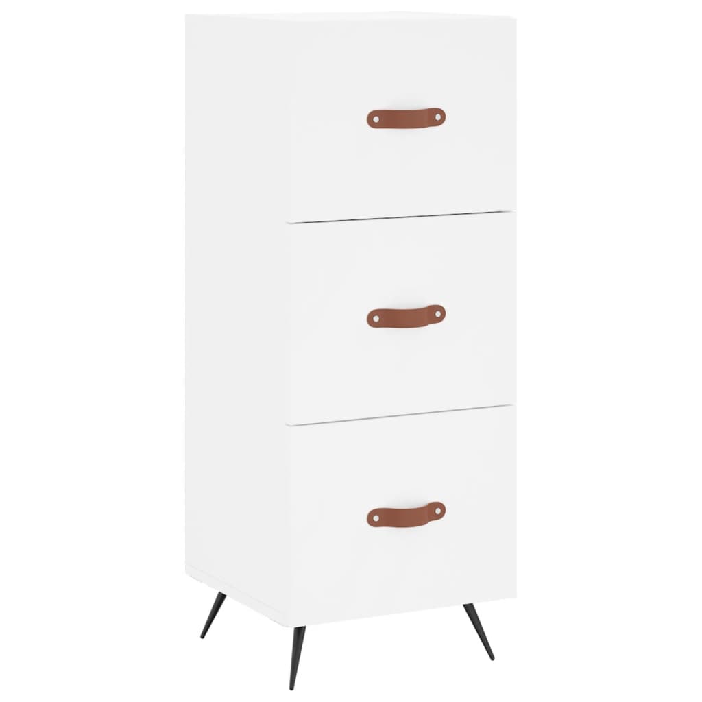 vidaXL Sideboard White 34.5x34x90 cm Engineered Wood
