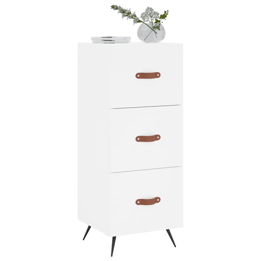 vidaXL Sideboard White 34.5x34x90 cm Engineered Wood