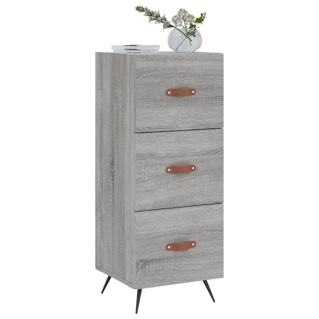 vidaXL Sideboard Grey Sonoma 34.5x34x90 cm Engineered Wood